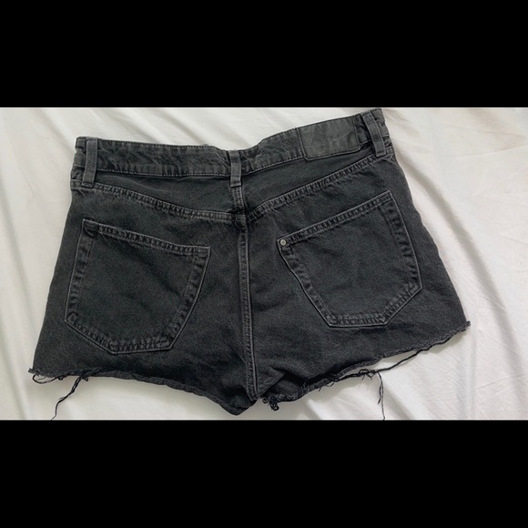 High waisted vintage Jean shorts- black - Picture 1 of 2